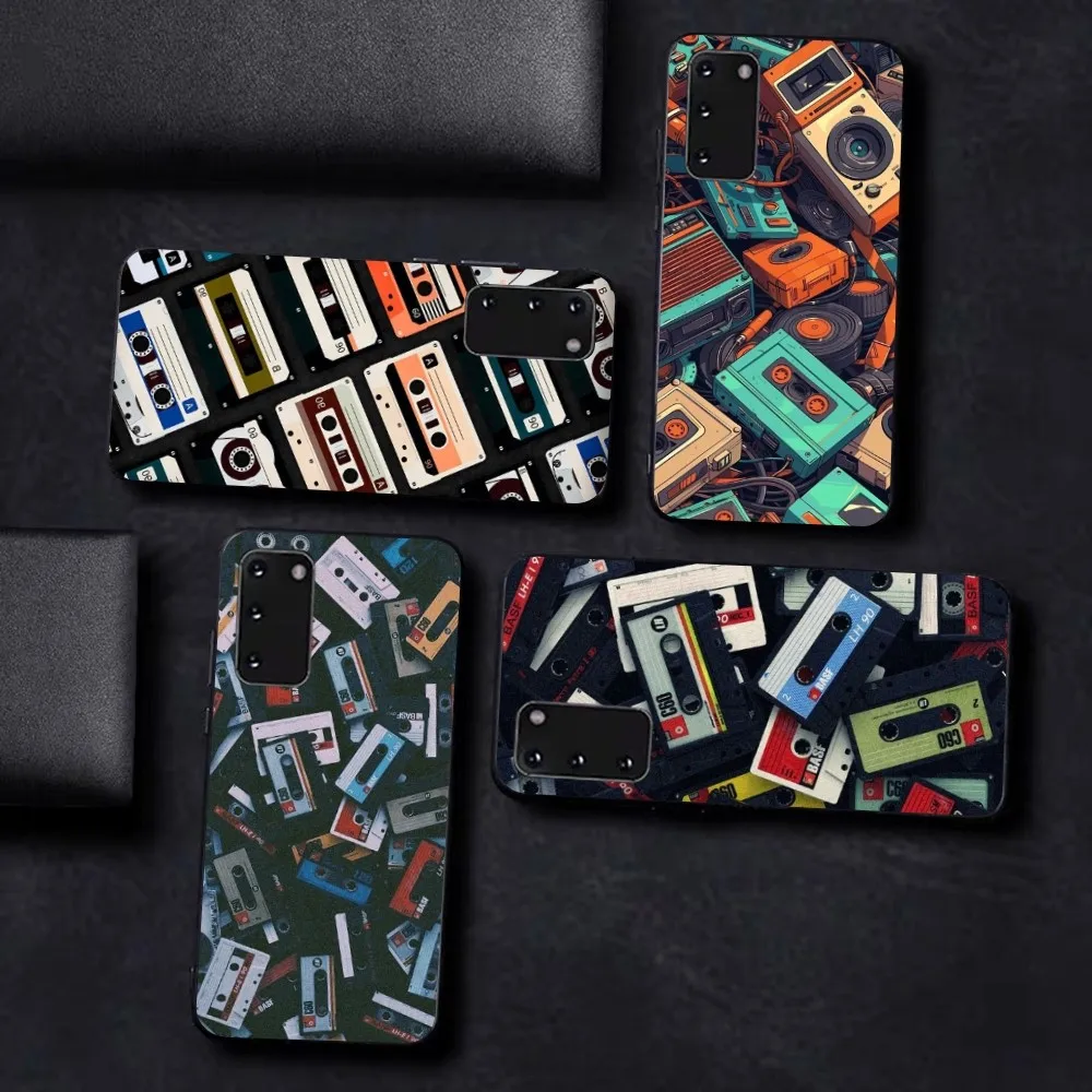 

Cassette Tape Retro Style Phone Case For Samsung S 9 10 20 21 22 23 30 23 24 Plus Lite Ultra FE S10lite Fundas