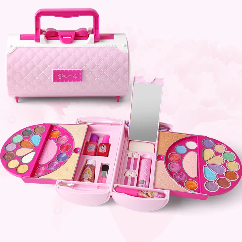 Disney Princess Pandora Mirage Beauty Tote set trucco ragazze solubili in acqua bellezza fingono di giocare per bambini regalo di compleanno