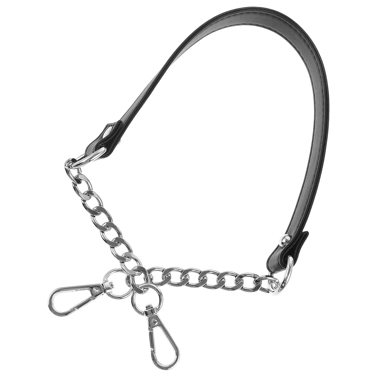 حزام حقيبة بمشبك مزدوج قابل للتعديل على الكتف وسلسلة بديلة وحزام كروس متين لحقيبة اليد النسائية