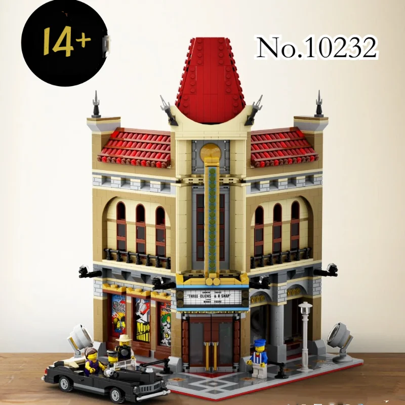 2196pcs Hot Toy Modular Buildings City Street Palace Cinema 10232 Building Blocks Puzzle Model Toys Birthday Christmas Gifts