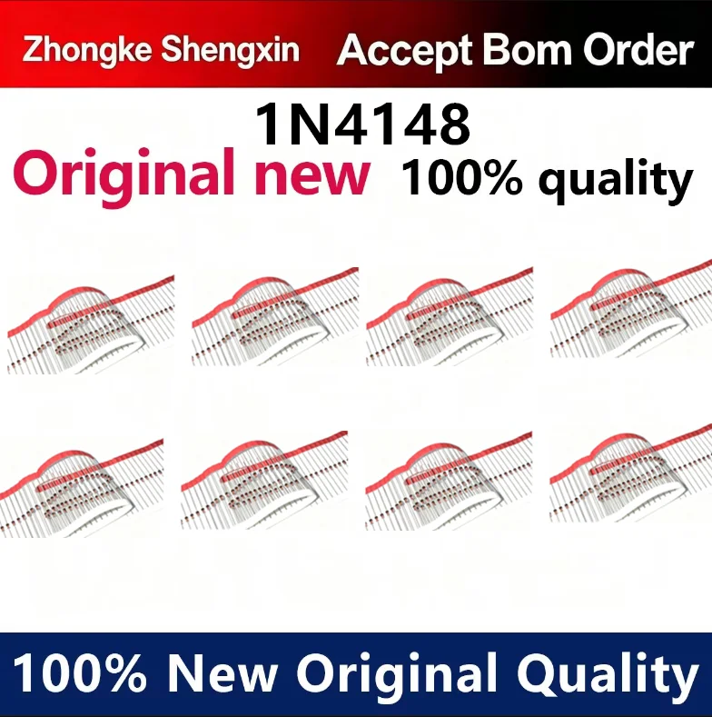 （5pcs-100pcs）Brand new original 1N4148 IN4148 DO-35 package, available in large quantities in stock