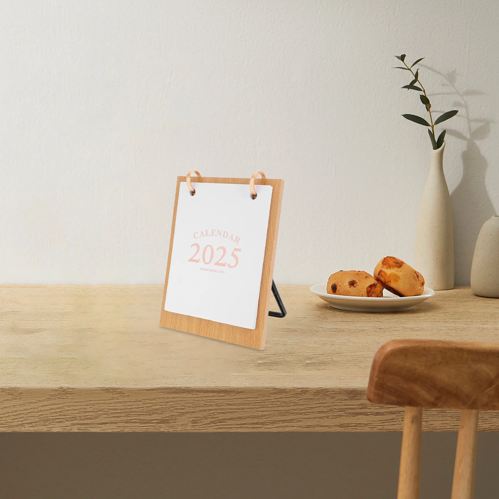 Kalender Meja Dekoratif 2024-2025, Kalender Meja Lipat Bulanan untuk Rumah dan Kantor 2024.07-2025.12