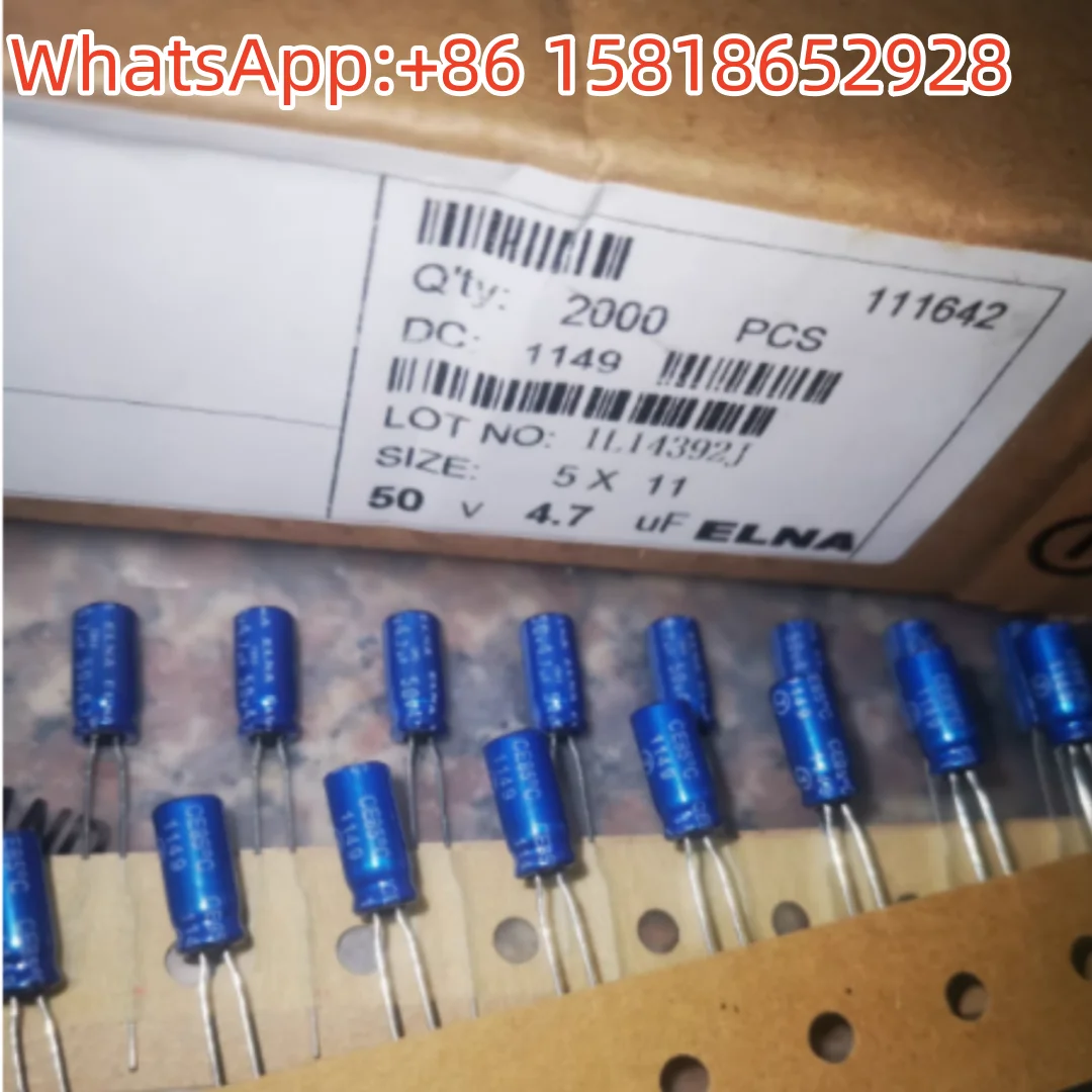 

20pcs 4.7UF 50V Japan Elna High-end Capacitor 50V 4.7UF 5*11 RE3 Audio Blue Robe