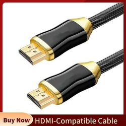 Kabel zgodny z HDMI 2.0 kable Audio Video dla Xiaomi Xbox Serries PS5 PS4 Chromebook przewód cyfrowy do laptopa 4K 1M 1.5M 8M