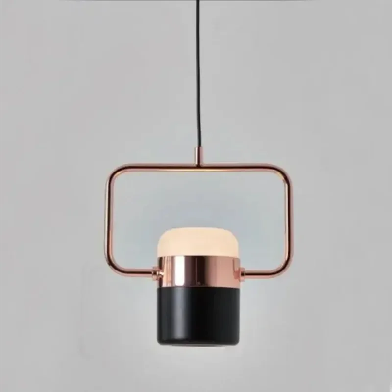 

Modern Minimalist Bar Restaurant Multi-head Rotating Pendant Lamps Nordic Bedroom Bedside Metal Pendant Lights