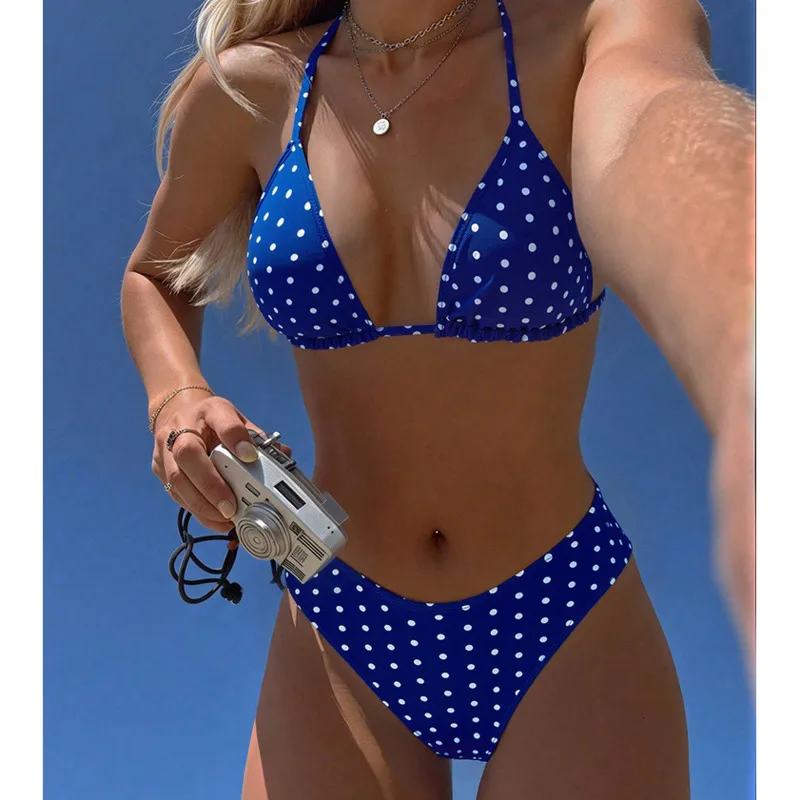 

Dot Sexy Bikini Push Up Women Swimwear Female Swimsuit For Swim Wear Bathing Suits Brazilian Bikini Set Beachwear Pool Bather