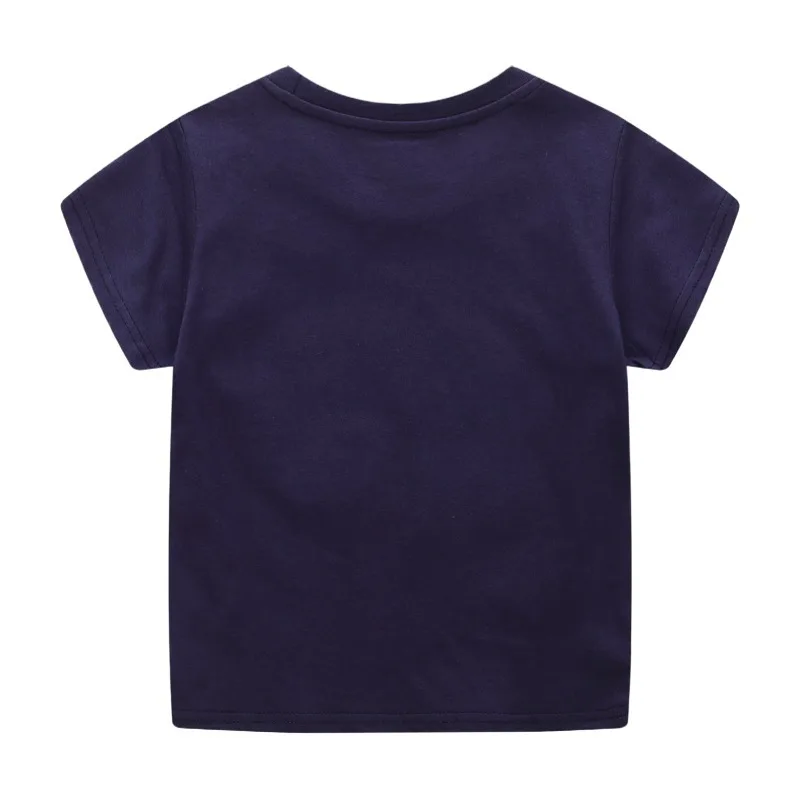 Little maven Baby Boys T-shirt Summer Cotton Clothes Excavator Cartoon Tops Soft and Comfort for Children Wear 2-7 year