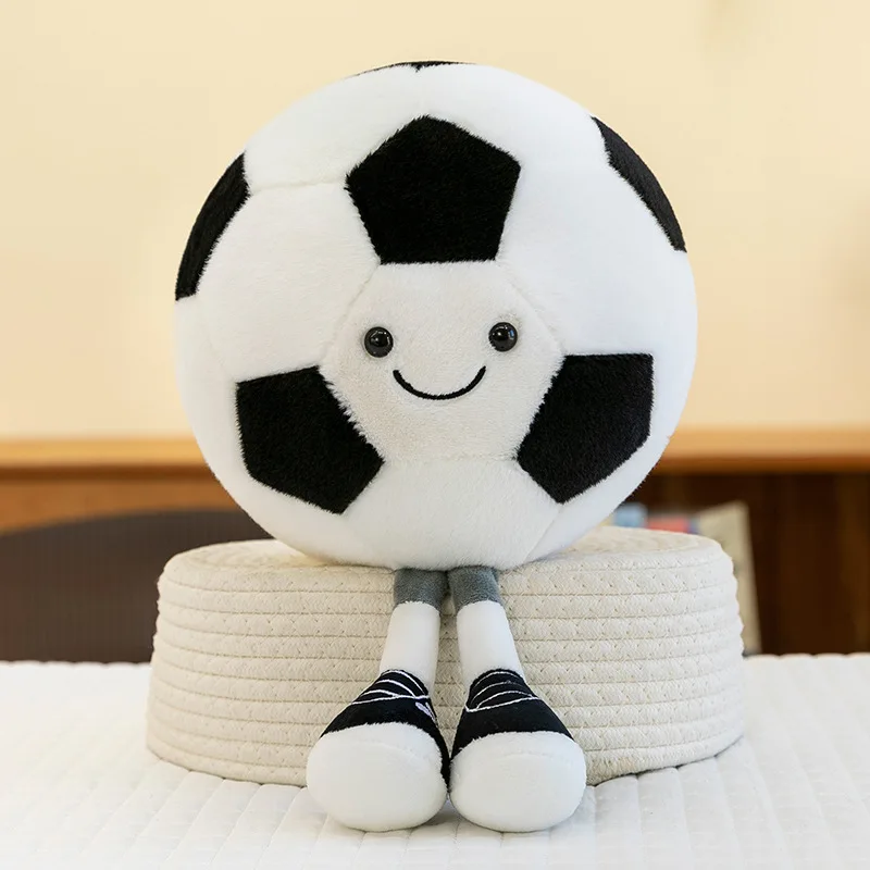 Creative Basketball Funny Soccer Plush Football Plush Pillow Children's Bed Room Decoration Accessories Soft Stuffed Toy