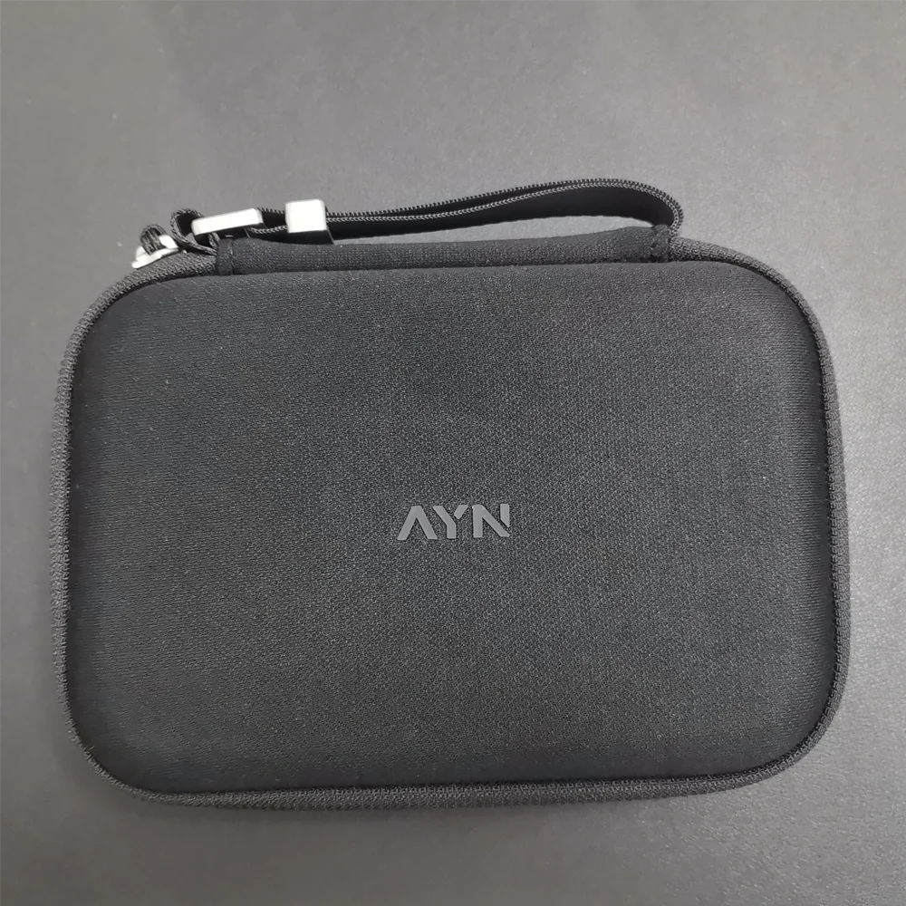 Reebolnic Ayn Thor TPU Shell and Black Bag for Dual Screen Flip Game Console AYN THOR Official Accessories Storage Bag Portable