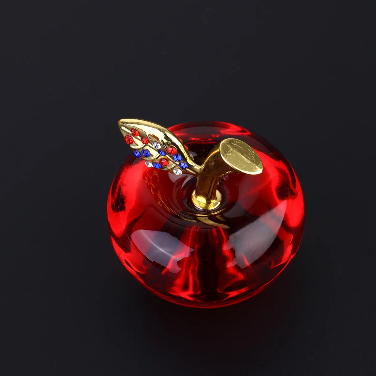 

1Pcs Crystal Apple Decoration Realistic Styling Home Decor Paperweight Christmas Gift for Teachers Friends Figurines