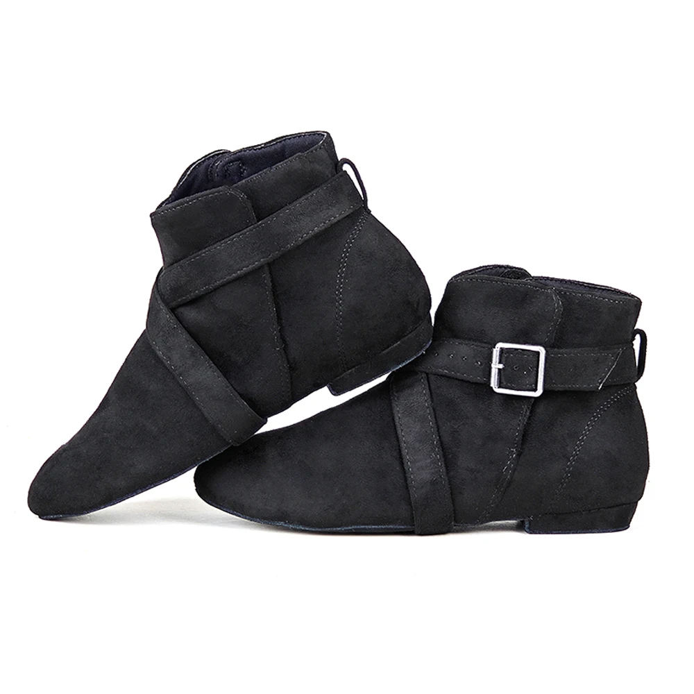 Jouncing Urban Soul Short Tube Ethnic Dance Women Line Dancing Women Dancing Salsa Western Country Suede Long Dance Boots