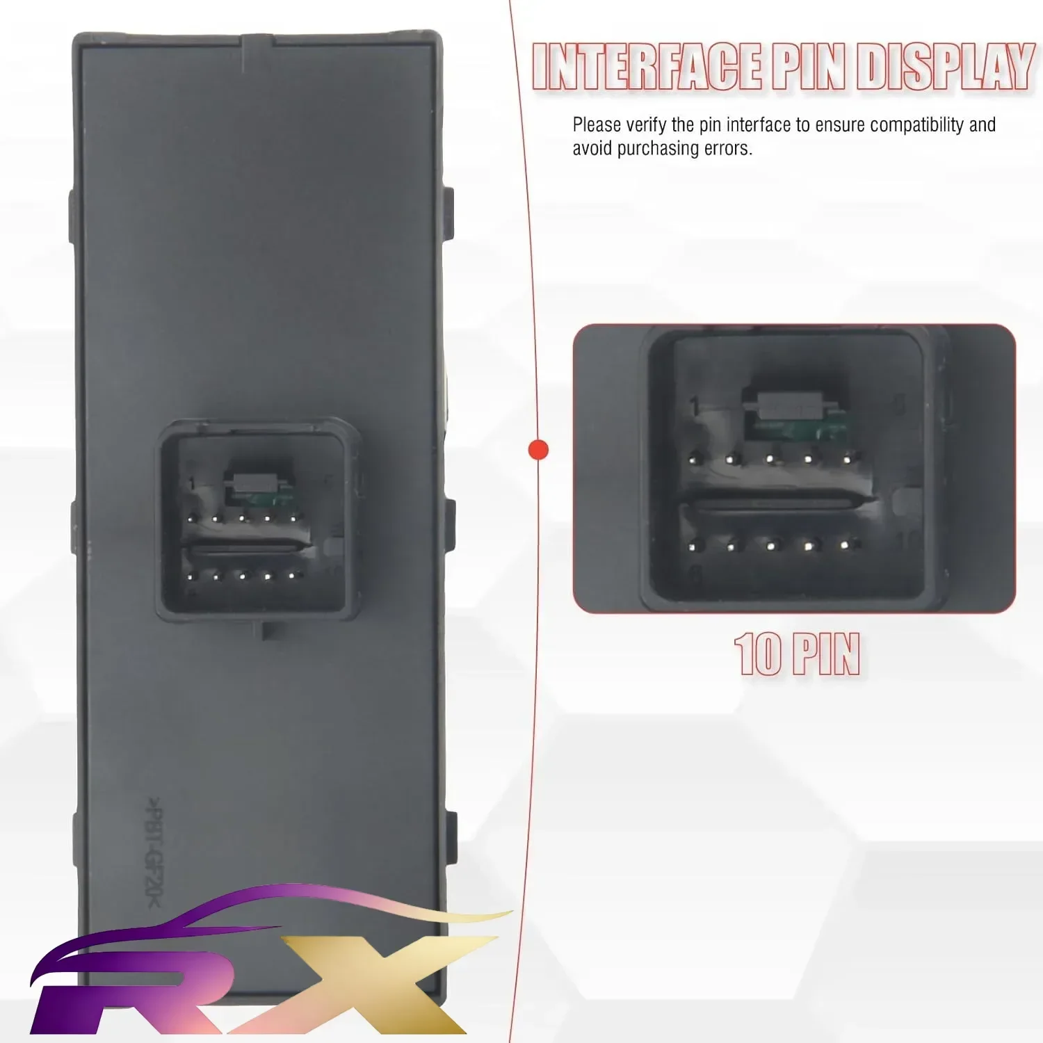 NUOVO 7P6959857 Interruttore Finestra Master Power Compatibile con Touareg 2011 2012 2013 2014 3.0L 3.6L V6 4.2L V8