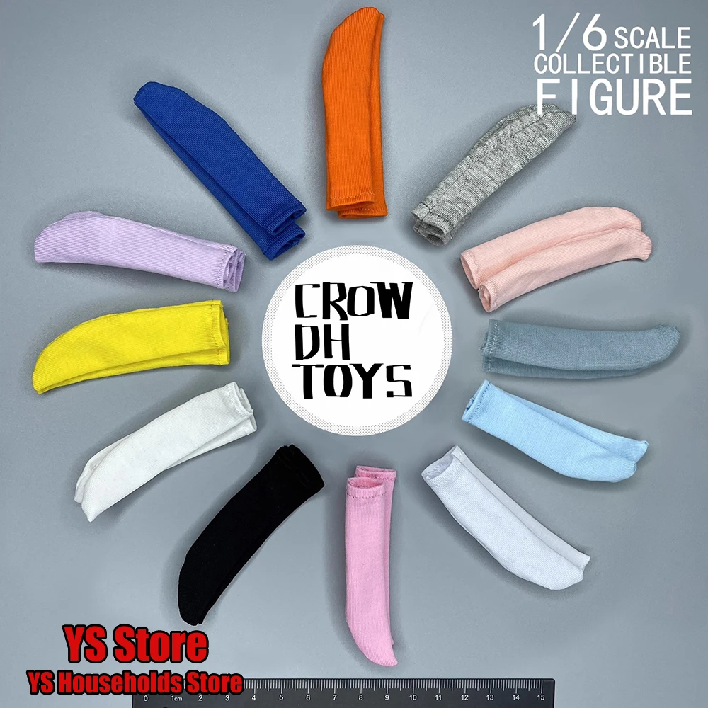 

Multi Colors CROW DH TOYS Trendy 1/6 Man Soldier 7cm Long Socks Toys Accessory For 12" Action Figure Body Diy Decoration