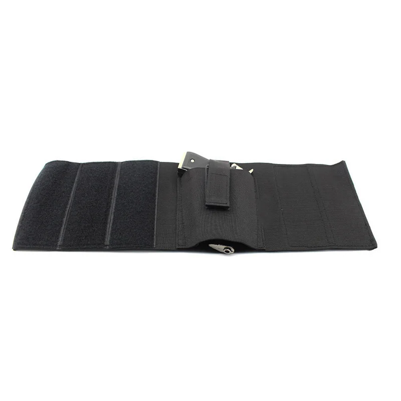 Verdeckte Outdoor-Knöchelholster-Beintasche für links und rechts, klein, kompakt, Jagd-, Sport- und Reisezubehör – Detail 6