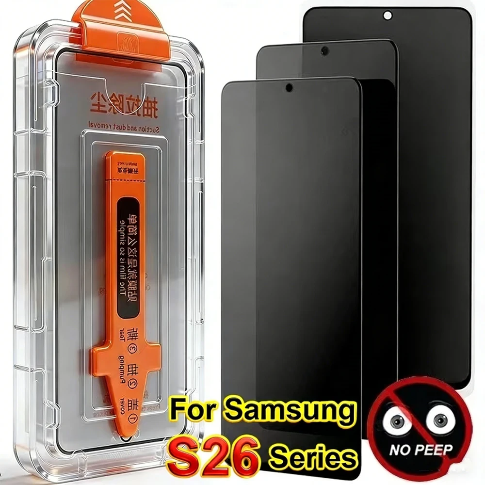 Protecteurs d'�cran en verre tremp�, 1 � 3 pi�ces, pour Samsung S26 Ultra S26 S25 Ultra S25 Edge S24 S23 S22 A56 A55 A36 A52 A07 A17