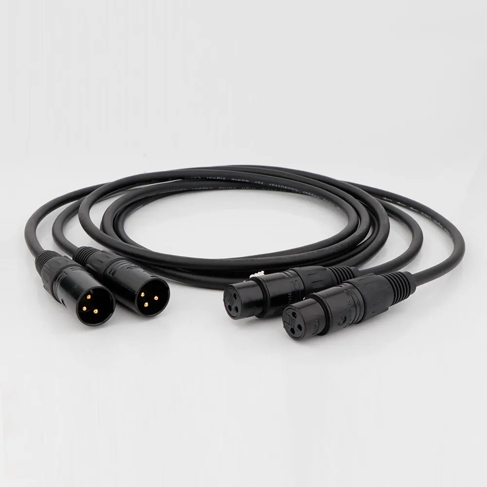 Пара HiFi XLR аудиокабель Western электрический xlr кабель для микрофонного микшера усилитель компакт-дисков 3-контактный XLR NEUTRIK микрофонный кабель