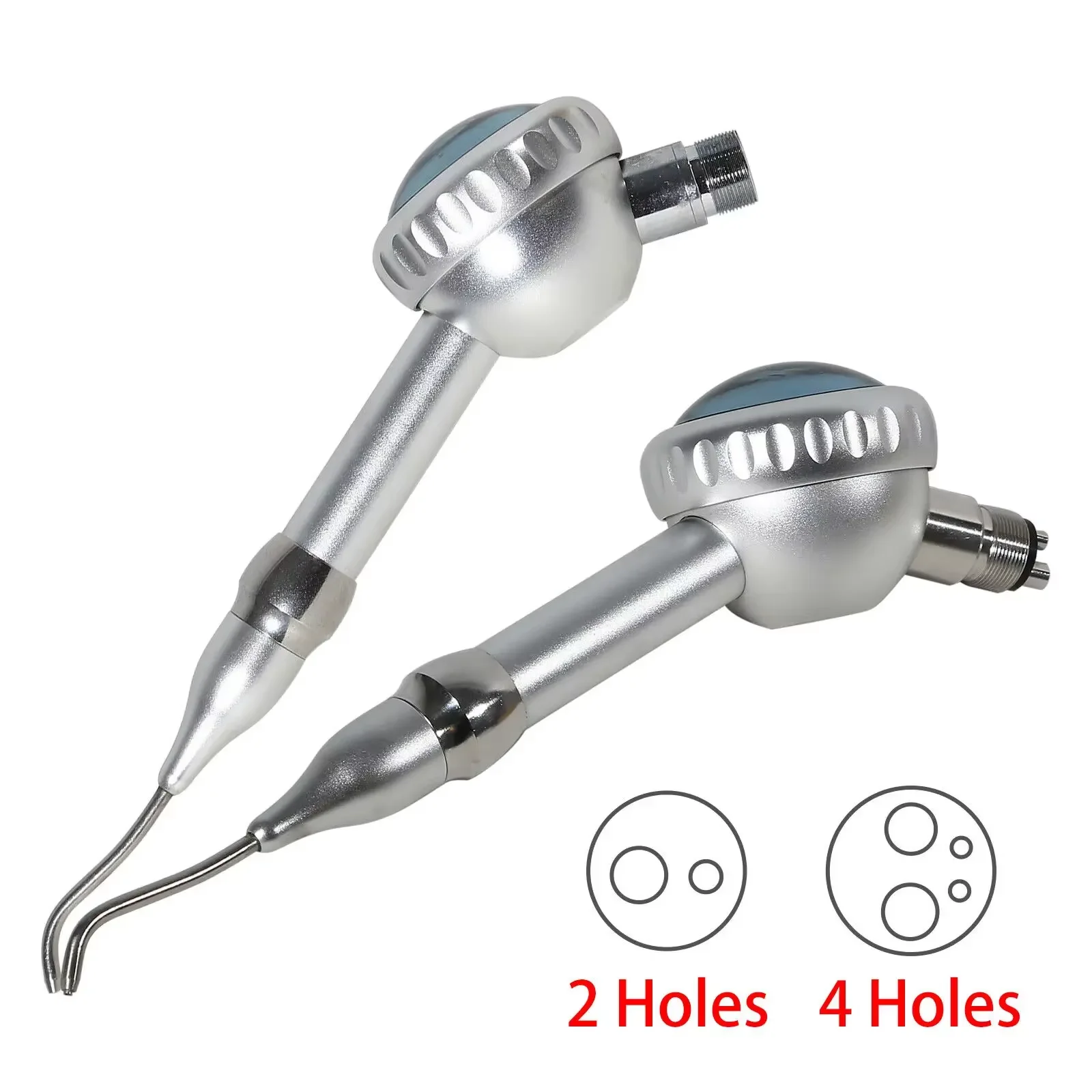 

360º Rotation Dental Air Polisher Ergonomic Design Dentist Teeth sand gun Polishing Prophy Jet 2/4Holes