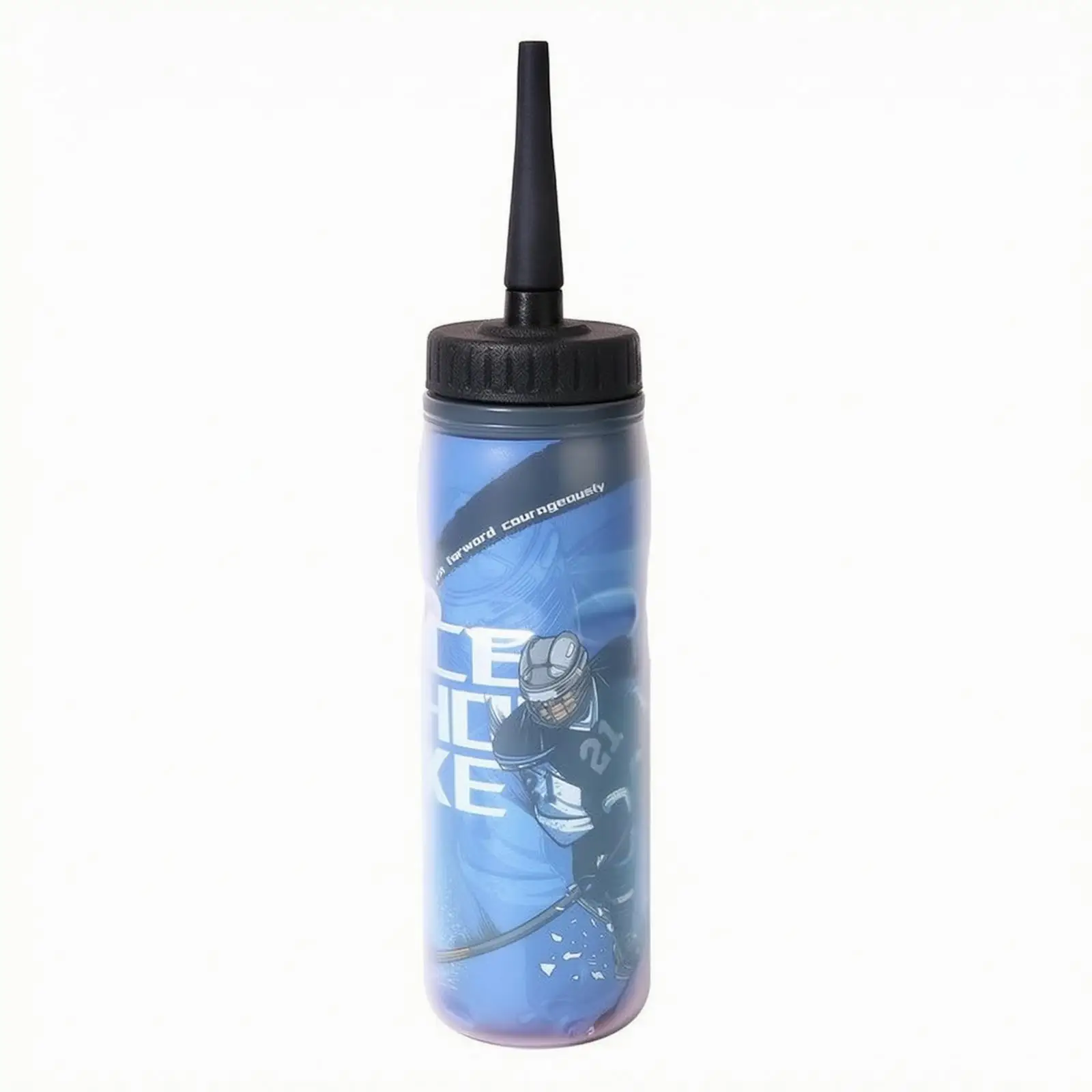 Hockey Water Bottle with Long Straw | Helmet-Friendly, Quick replenishment, athletic water Bottle with Long Straw, for biking