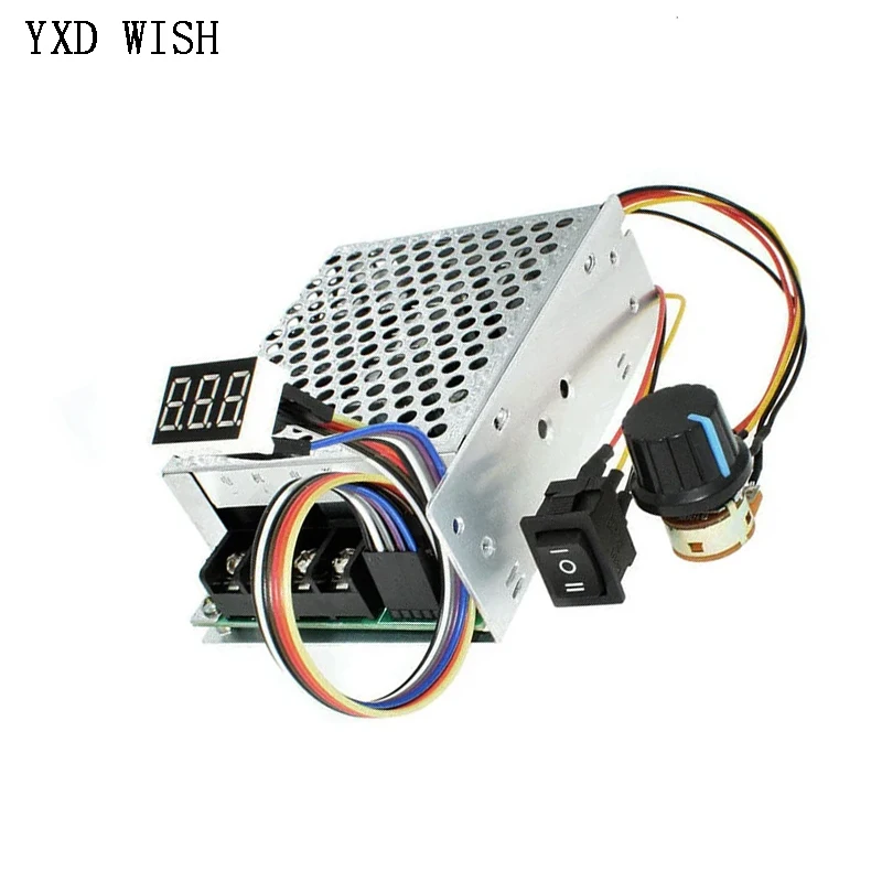 DC 10-55V 40A PWM Speed Controller DC Motor Digital Display 0~100% Adjustable Drive Module 12V 24V 36V 48V Motor Controller - view 5