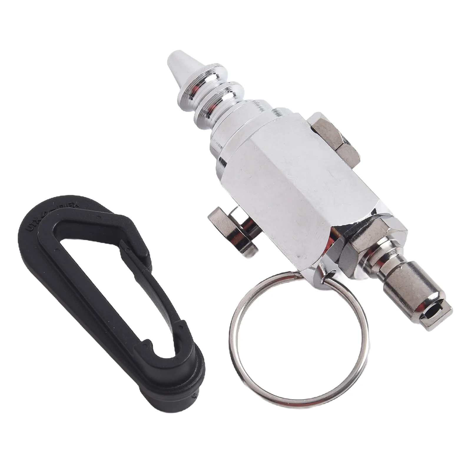 Diving Air Nozzle About 8 Cm 3.15 Inches Stainless Steel Diving Nozzle Push Tip Release Underwater Exploration