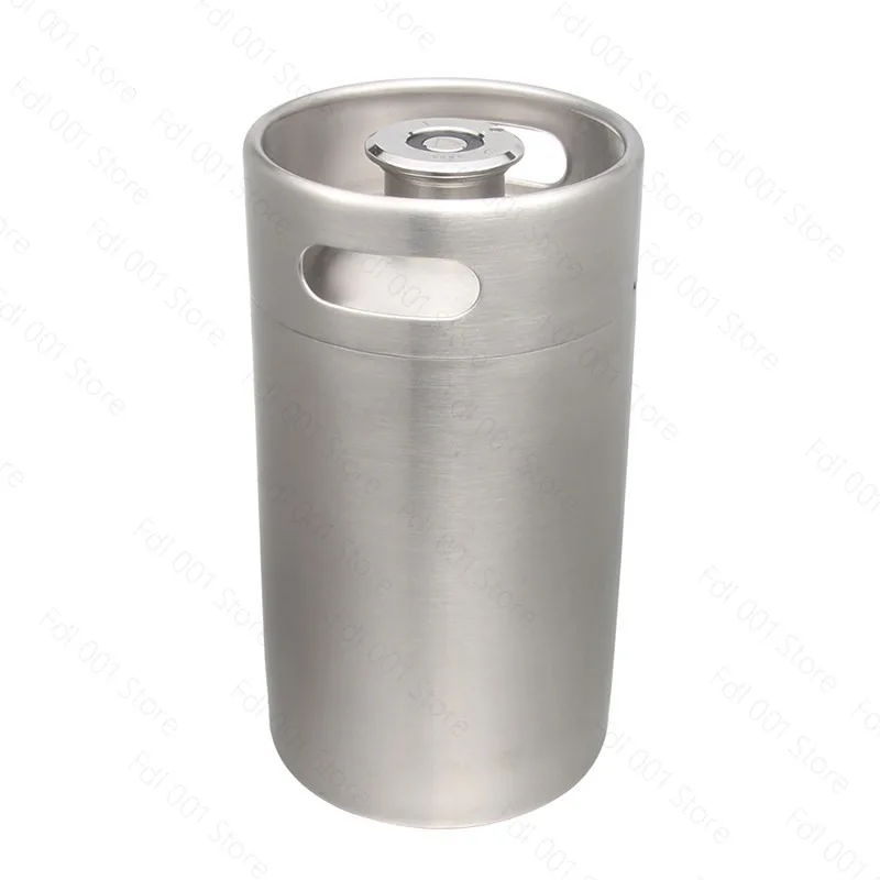 Mini Portable 8L Stainless Steel 304 White Steel Draft Beer Keg