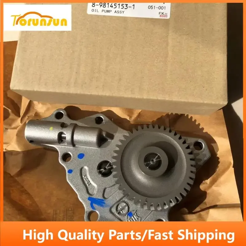 

8-98145153-1 8981451531 02/802610 oil pump assy for Isuzu 4JJ1 engine ZX120-3 ZAX120 ZAX130 Excavator