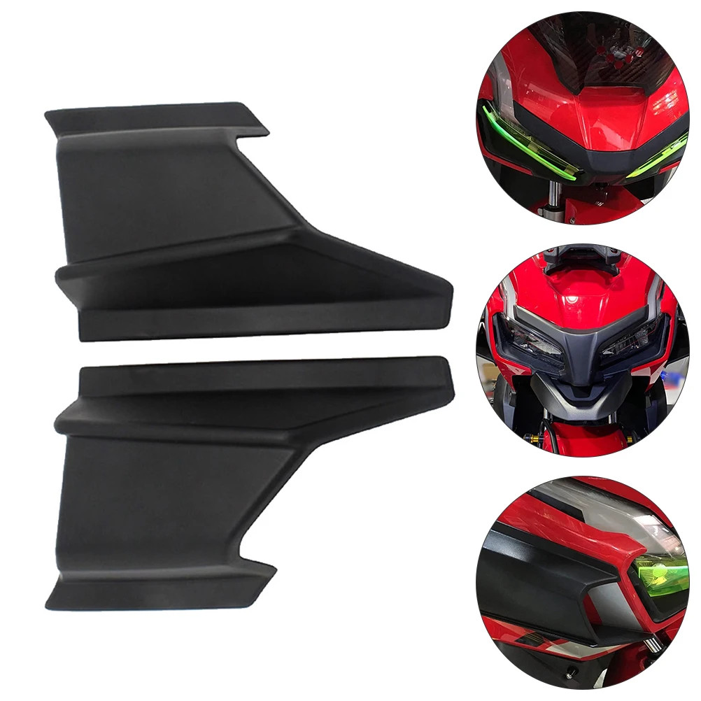 

2pcs Motorcycle Fairing Wing Spoiler Aerodynamic Deflector Durable Anti Scratch Dustproof Wear Resistant Stylish Design