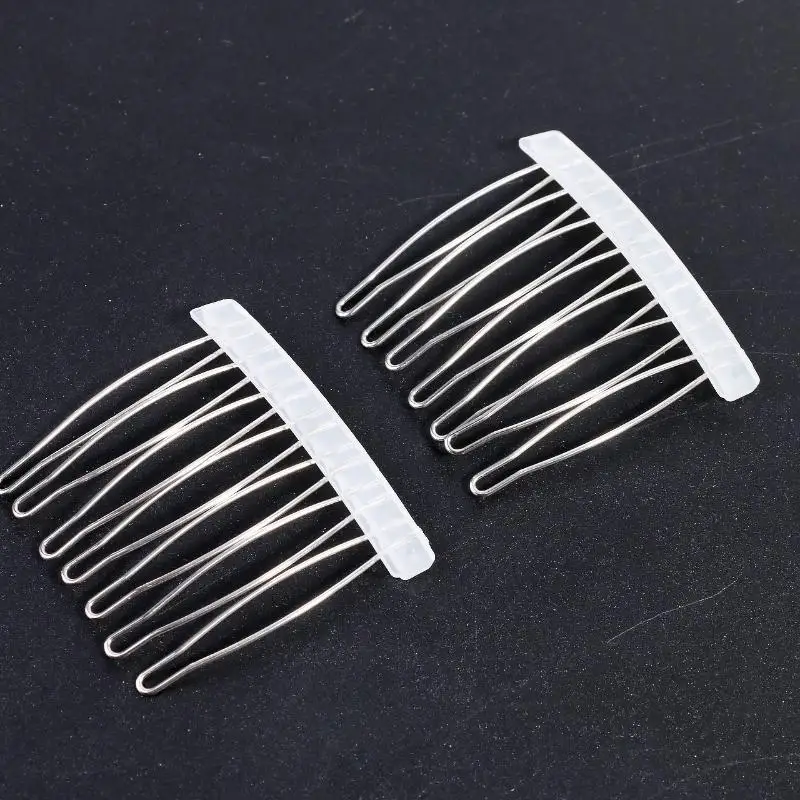 Durable Satin Bow Hair Side Combs Non Slip Metal Teeth Assorted Colors Long Lasting Hair Accessories for Women Daily Use