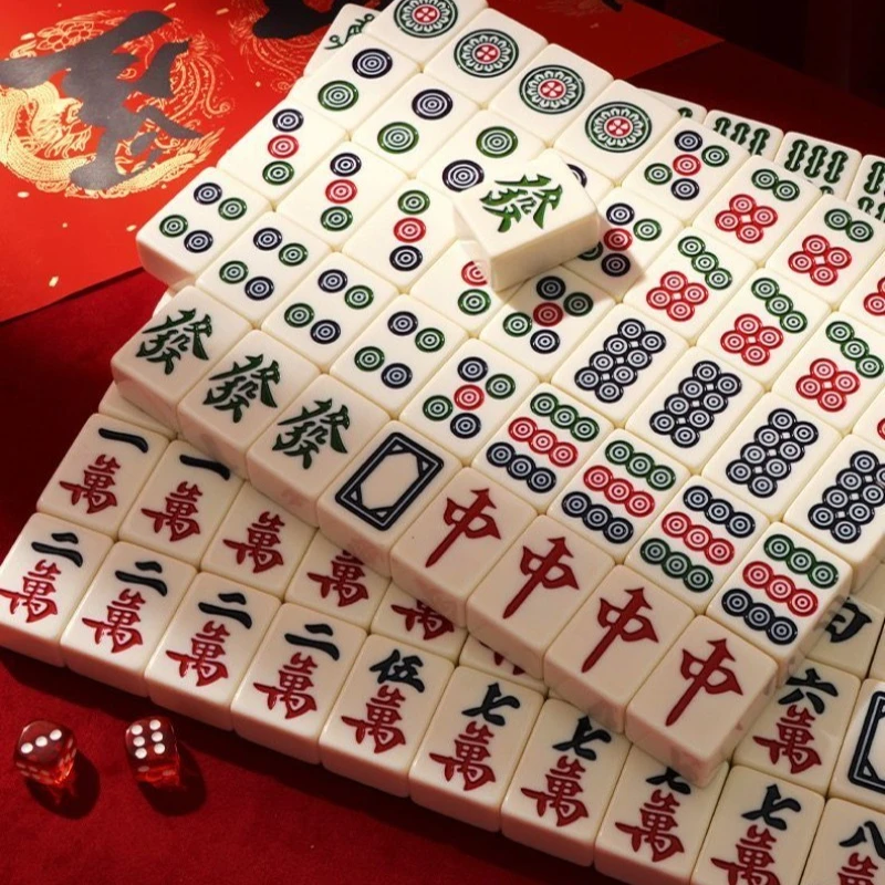 

Special first-class brand new and flawless hand rubbing mahjong hall special travel wear lightweight melamine