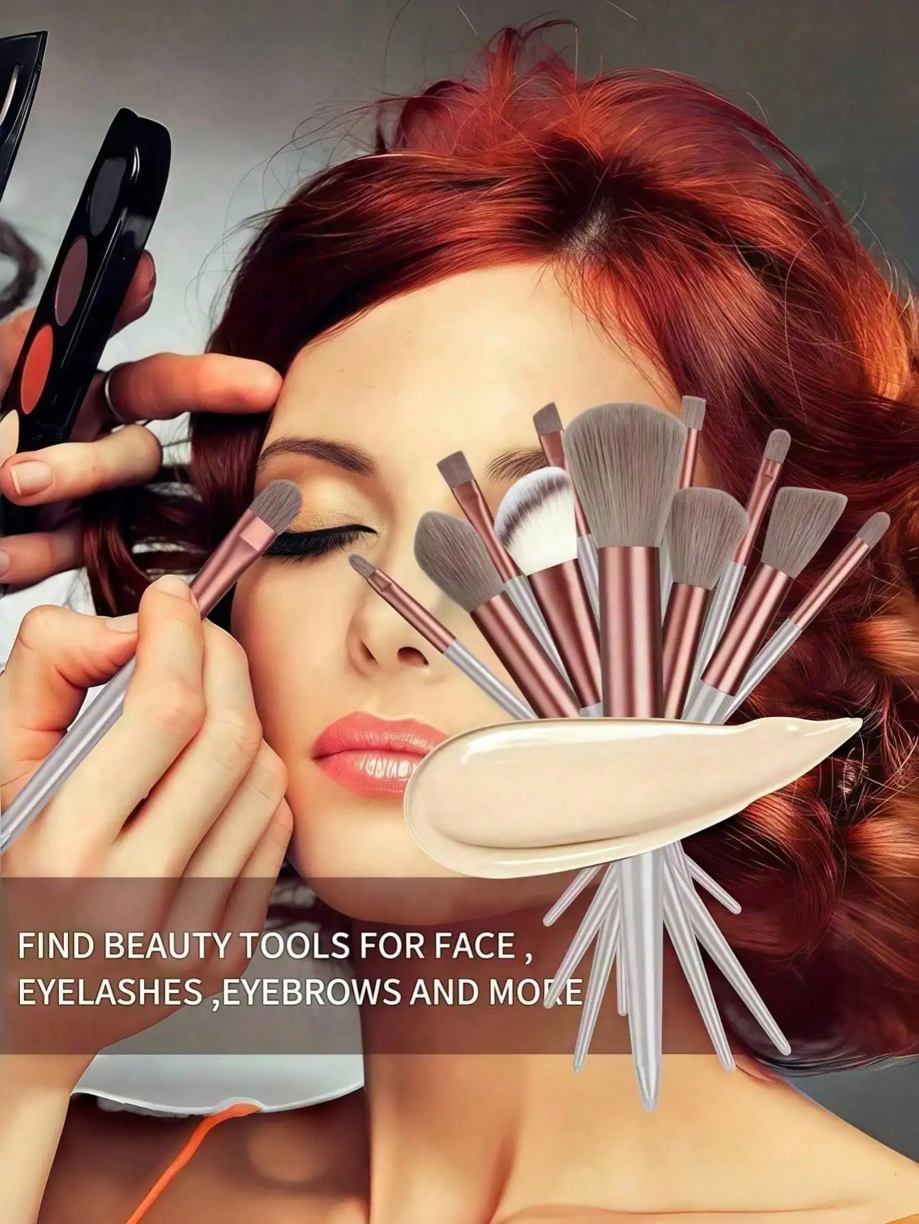 ชุดแปรงแต่งหน้า 13 ชิ้นพร้อมฟองน้ําสามเหลี่ยม – ของขวัญที่สมบูรณ์แบบ กลับไปที่โรงเรียน สิ่งจําเป็นสําหรับการเดินทาง ชุดเครื่องสําอางที่ต้องมี