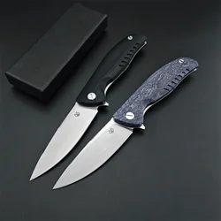 High Hardnes Outdoor Hunting Folding Knife Excellent G10 Handle Survival Camping Cutting Tool Fishing EDC Rescue Knife