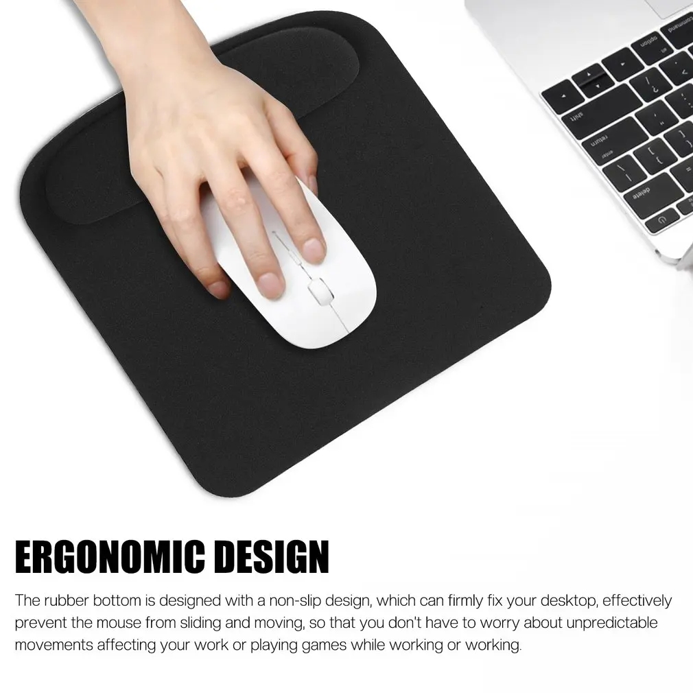 Simple Solid Color EVA Mouse Mat Anti-slip Mouse Pad School Supplies Office Accessories Desk Set Notebook Computer Mat Mouse Pad