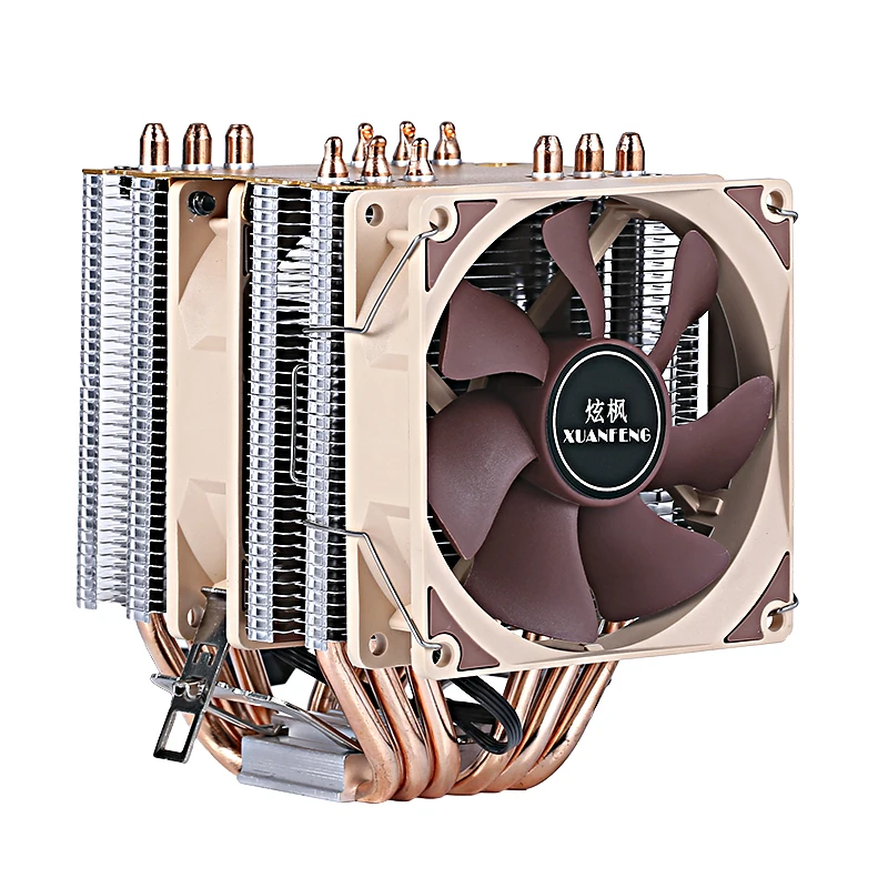 Imagem -06 - Ventilador Adequado para Instalação Lga2011 2066x79x99 2099 e5 e3 X299 Amd 3p Ventilador de Refrigeração Rápida Cpu Heat Pipe Torres Gêmeas 90 mm 4p