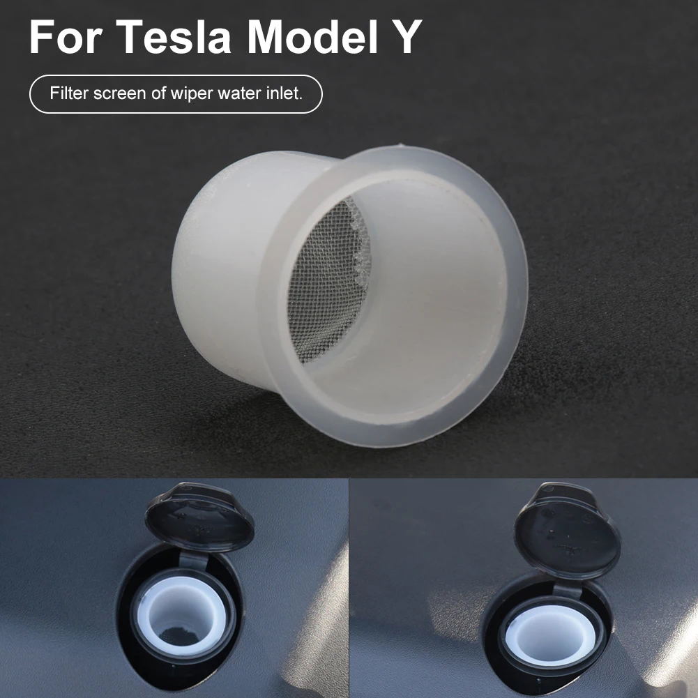 Car Windshield Fluid Reservoir Filter Auto parts car modification for Tesla model 3 and model Y Car wiper water Auto accessories