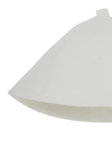 25x23cm Thicken Wool Felt Bathing Cup Sauna Hat Heat Insulating Hair Protection Prevents Drying Spa Sweat Steaming Accessory