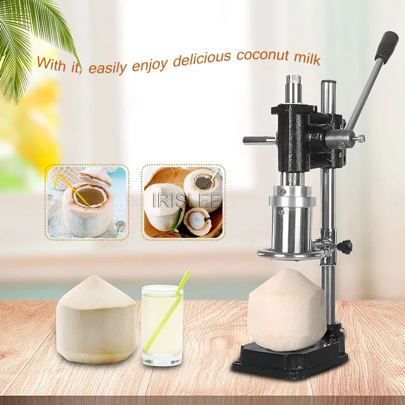 Food Processors Manual Coconut Press Opening Maker Green Coconut Peeling Cutting Machine