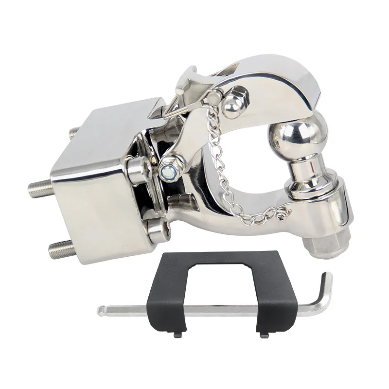Special trailer hook quick insertion modified traction forged stainless steel pull hook