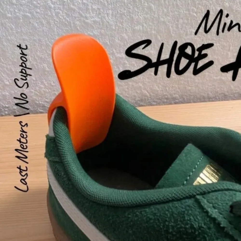 Mini Portable Shoe Horn Silicone Shoe Tree Anti-Wrinkle Shoe Support Guard Shoes Helper Portable Shoe Wearing Tool Shoe Care