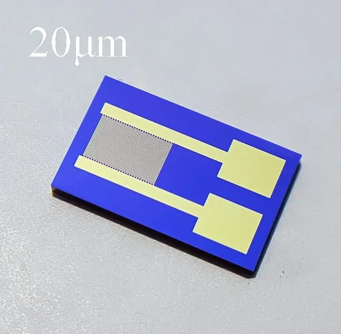 20 μm Silicon Interdigital Electrode Capacitive Array Sensor Photoelectric Detection