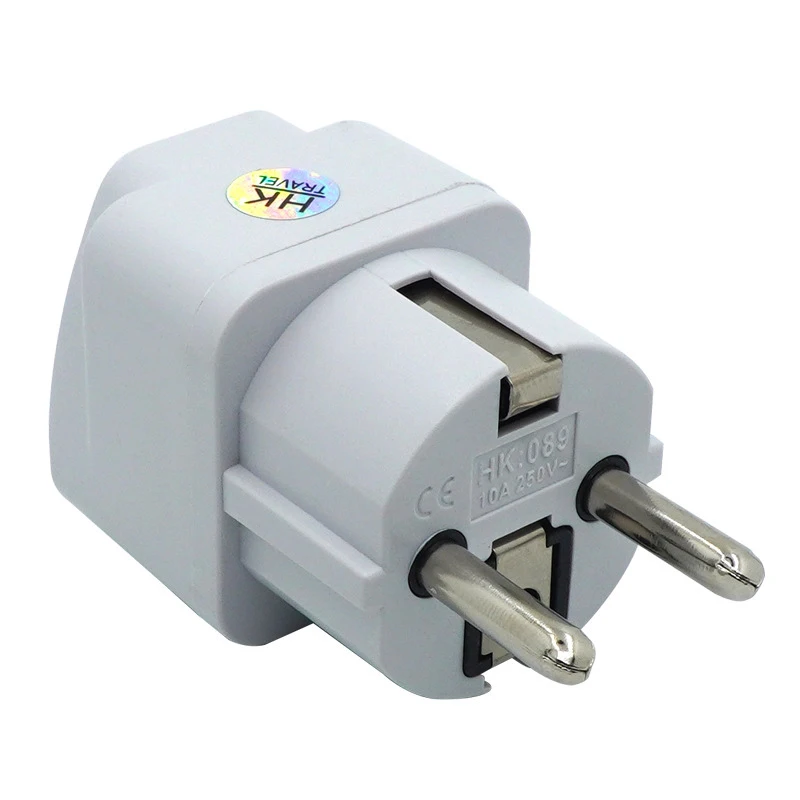 1PCS Top Universal Travel Adapter 220v 10A GE AU US EU UK Adapter Converter AC Power Plug switch Adaptor Connector