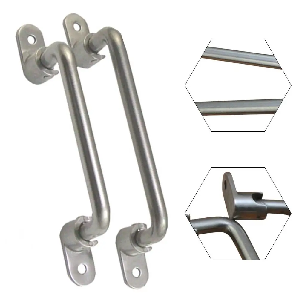 1pc Heavy-Duty 304 Stainless Steel Folding Handle Toolbox Electric Cabinet Chassis Movable Handle Hardware Accessories