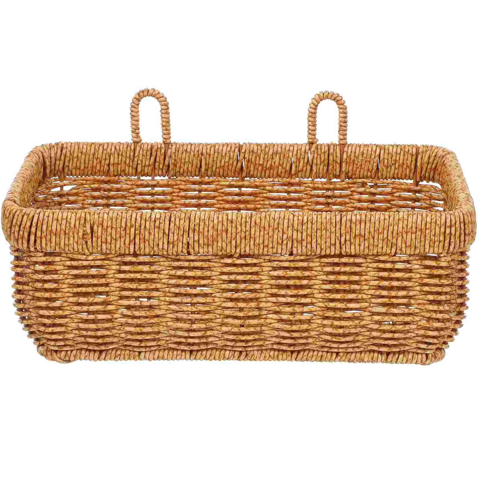 

Ginger and Garlic Hanging Basket Natural Seagrass Rattan Flower Woven Wall Vegetable for Kitchen Baskets Storage Decorate