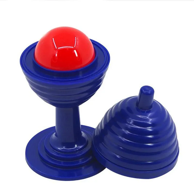 1set Ball and Vase (Height 10cm) Magic Tricks Ball Appear Vanish Magia Magician Close Up Street Accessory Gimmick Props Funny