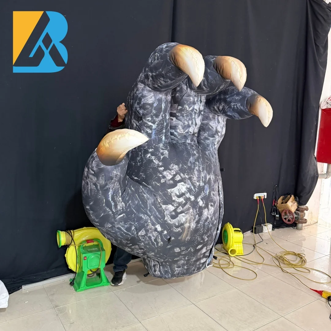 Maßgeschneiderte Event-Party-Versorgung, riesige aufblasbare Monsterhand für Bühnen-Selfie-Spielzeug