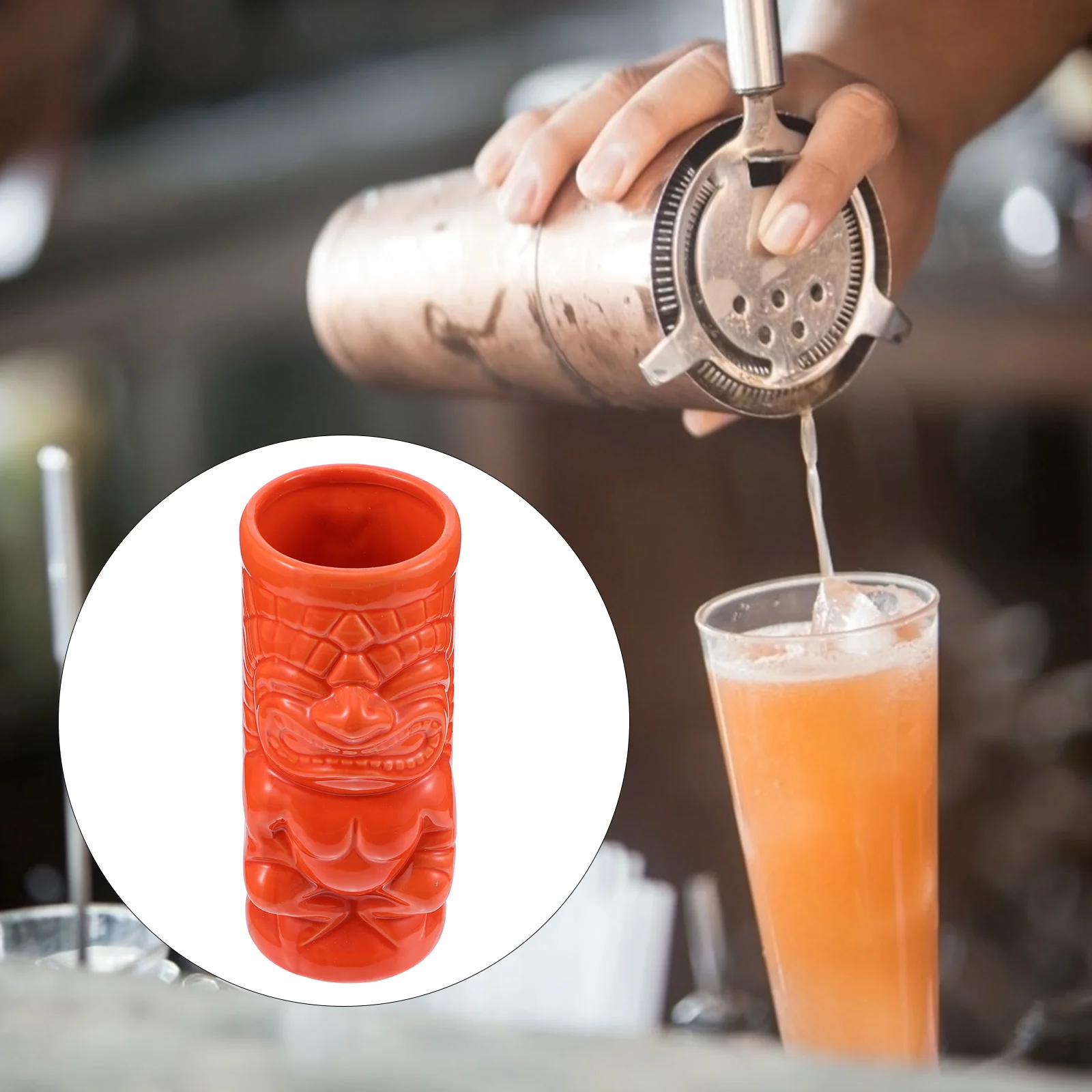 

1Pcs Ceramic Tequila Glass Creative Cocktail Cup for Home Bar Wine Tumbler Water Mug Wine Cup Water Mug