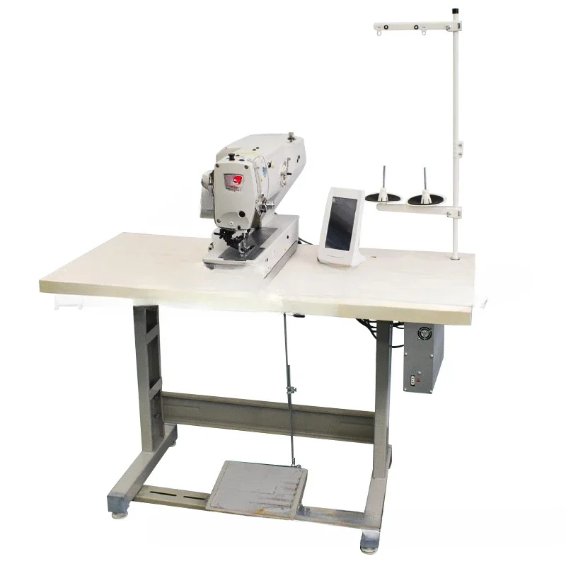 High-speed computer flat-head keyhole machine, large-size buttonhole machine for clothing seat cushions and straw mats