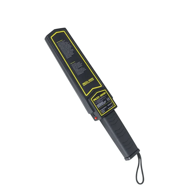 Highly Sensitive Handheld Metal High/Low Sensitivity Switching Light/Sound/Vibration Alarm 9V Rechargeable Secure
