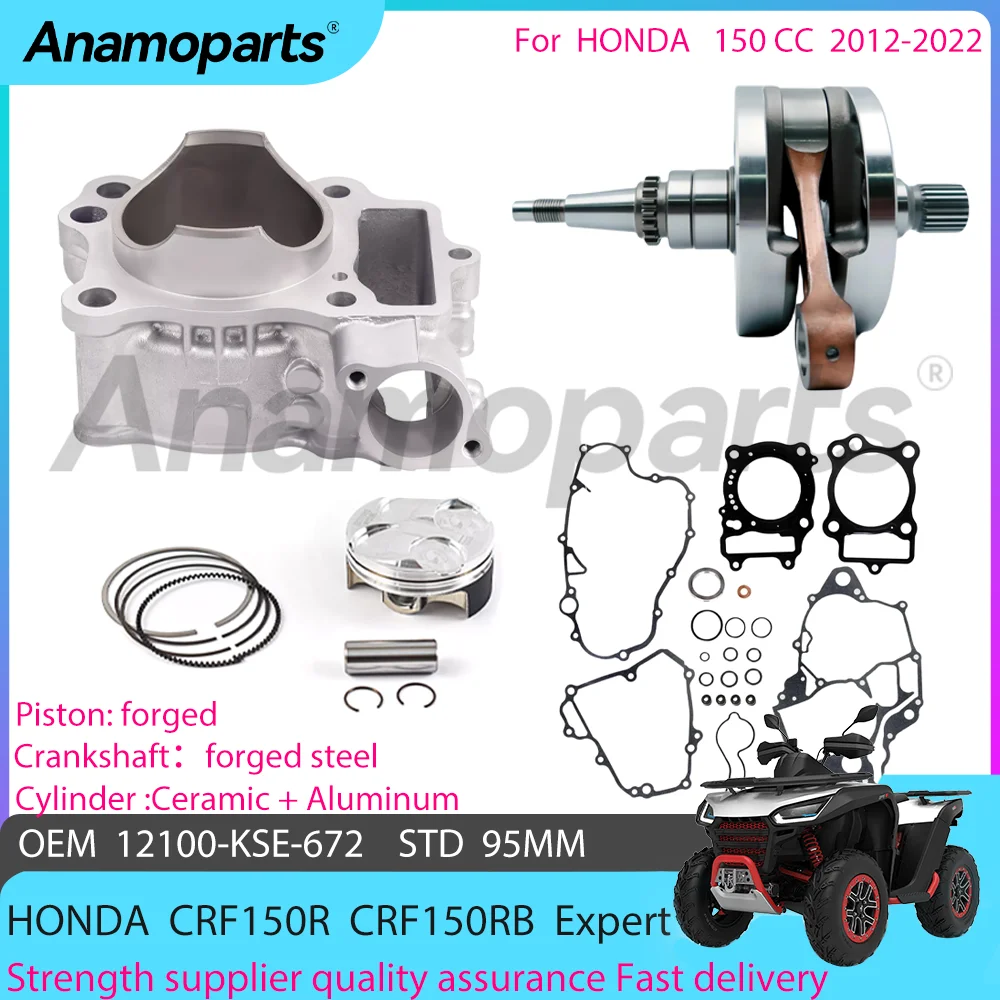 STD 66mm motor Cylinder piston Gasket assembly Rebuild Overhaul kit For 12-22 HONDA CRF150RB Expert CRF 150 CC 12100-KSE-671