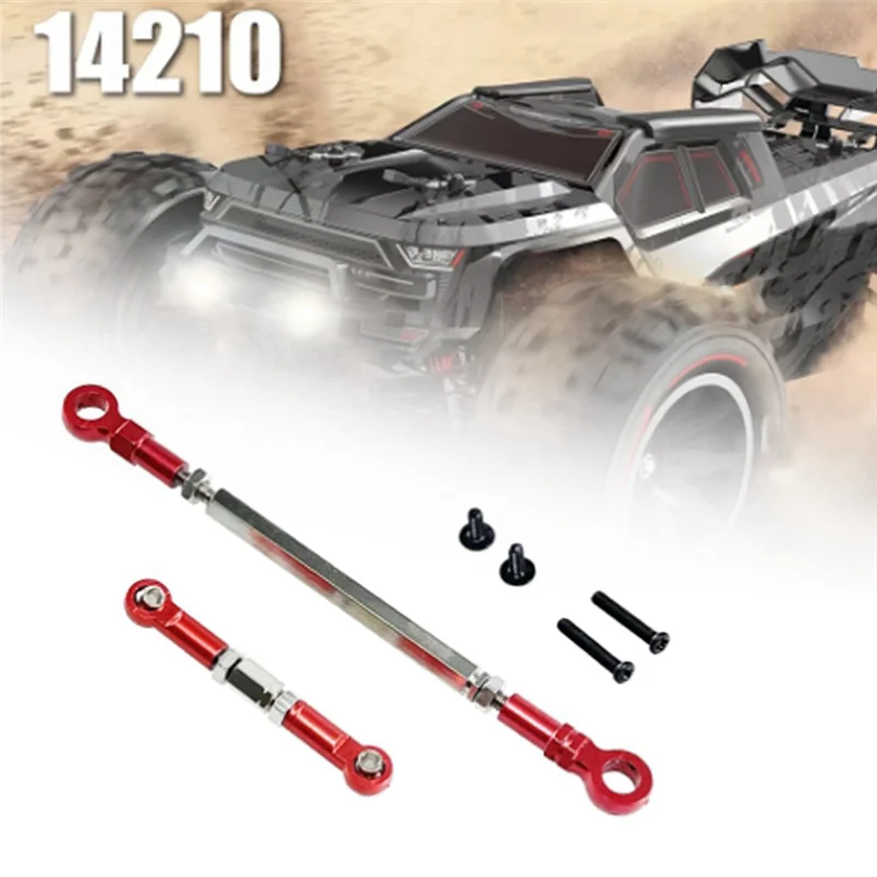 AS96-Tautan Kemudi Logam Tautan Kemudi Batang Tautan Servo untuk HB ZP1001 ZP1002 ZP1003 ZP1004 ZP1006 RC Suku Cadang Peningkatan Mobil