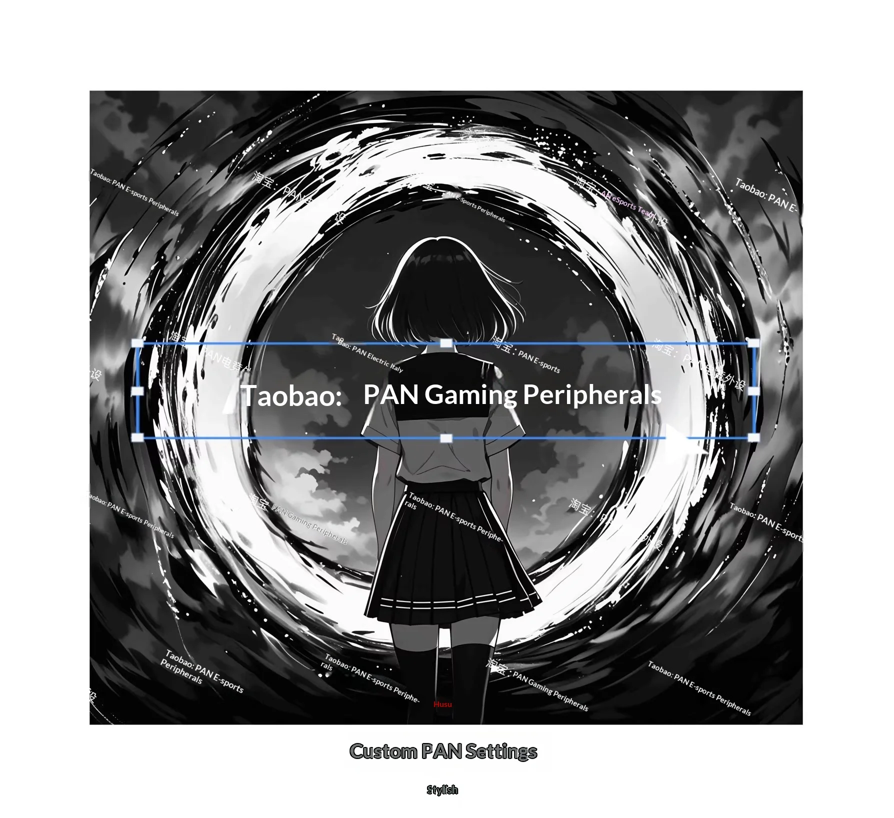 PAN Esports Trace Back Glass Mousepad FPS Smooth and Speed Mouse Pad Coating and Full Coverage Primer For CSGO PC Accessories